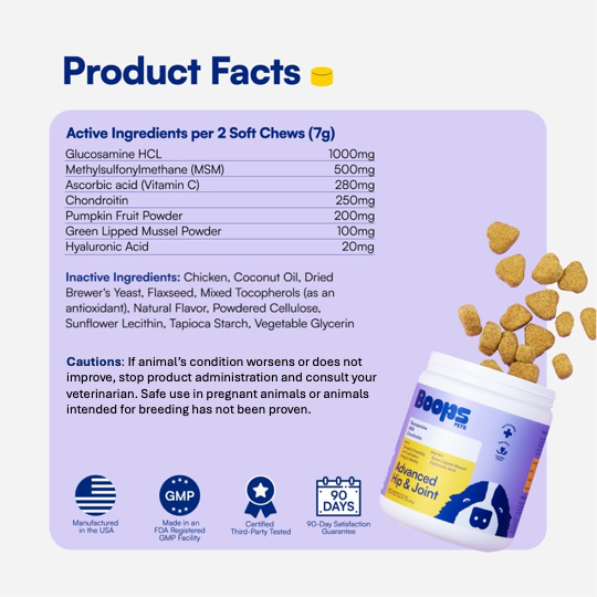 Advanced Hip & Joint Soft Chews for Dogs