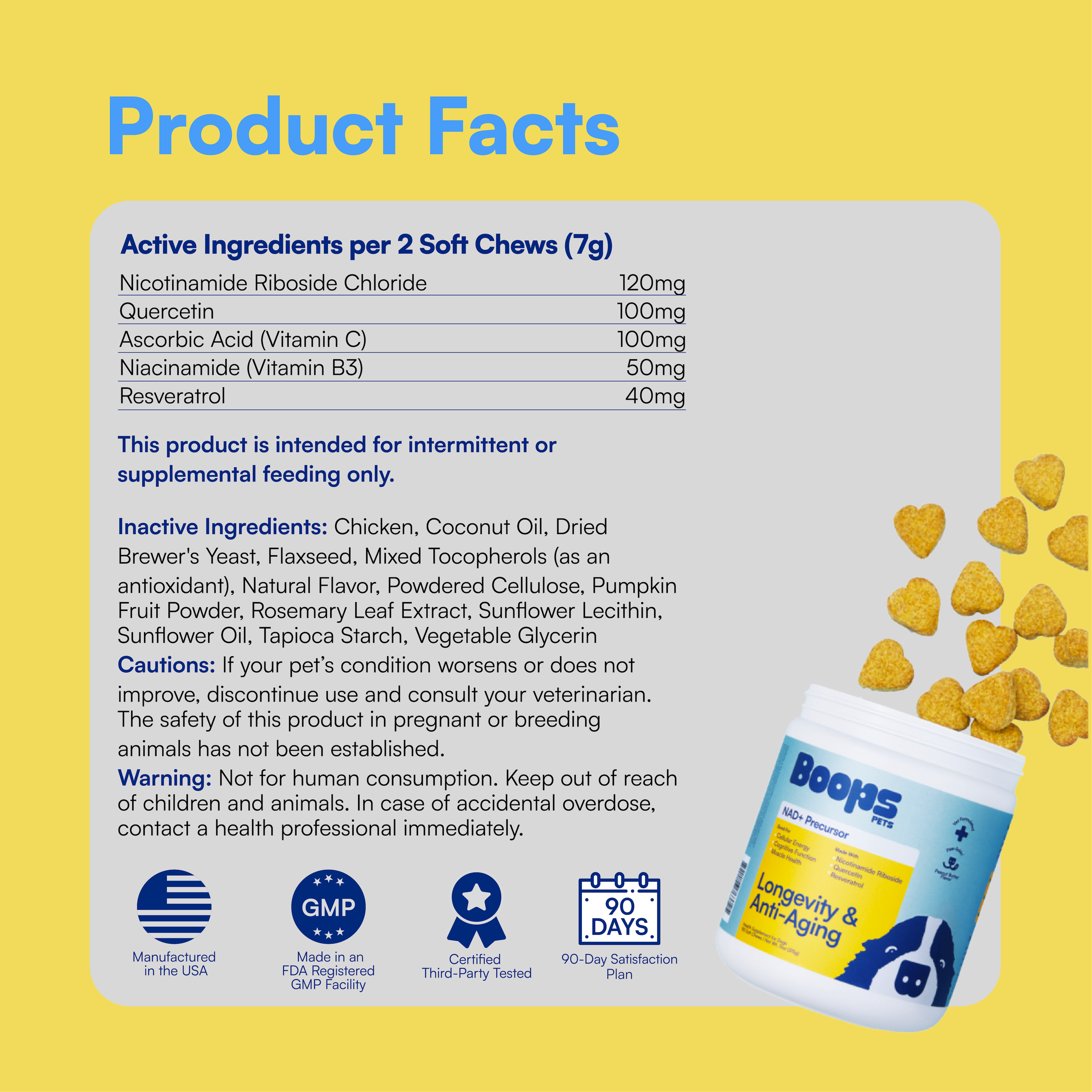 Longevity & Healthy Aging NAD+ Precursor Soft Chews