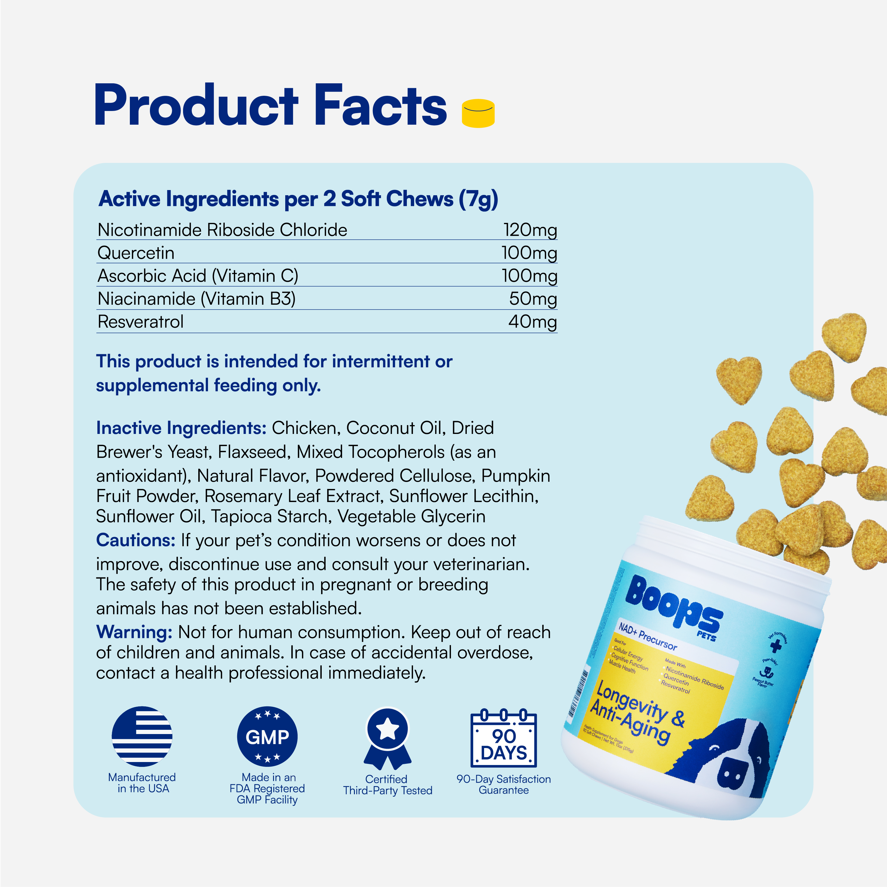 Longevity & Healthy Aging NAD+ Precursor Soft Chews