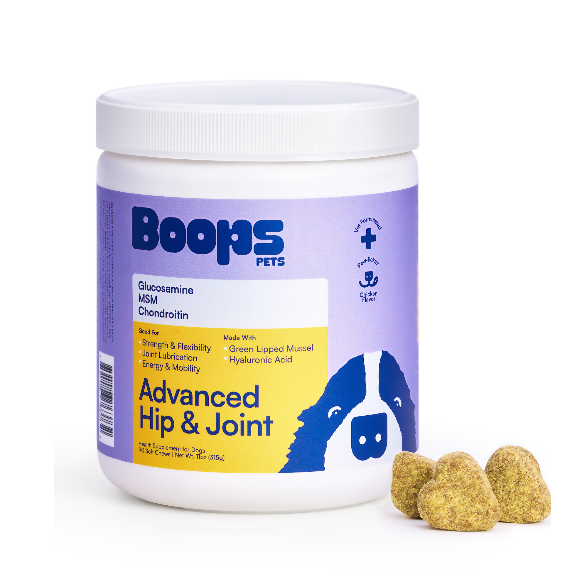 Advanced Hip & Joint Soft Chews for Dogs