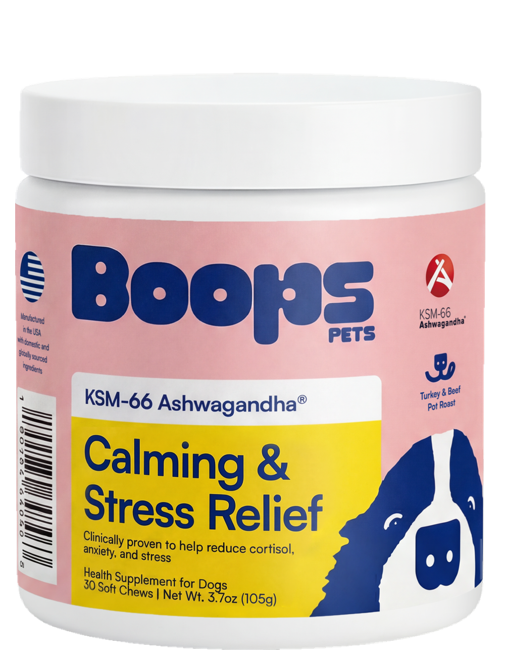 Boops Pets Calming & Stress Relief jar