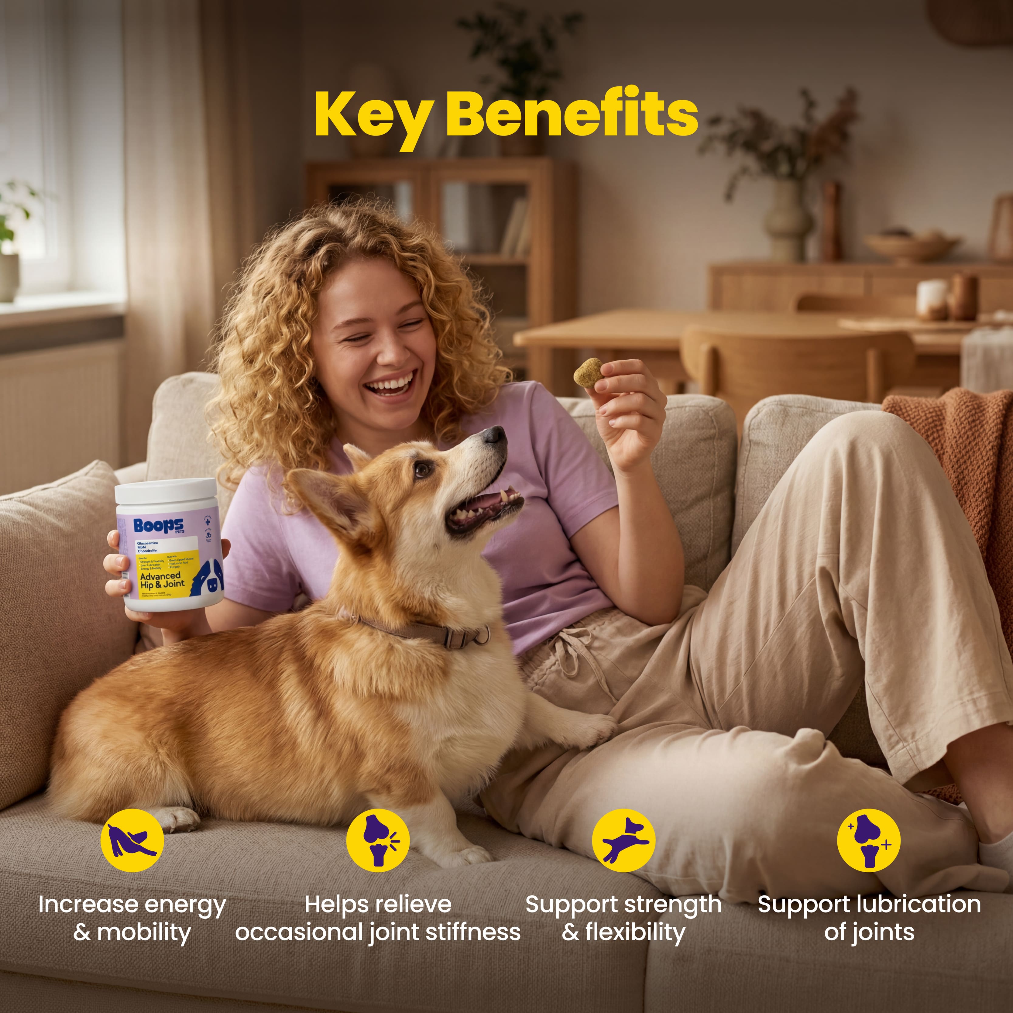 Advanced Hip & Joint Soft Chews for Dogs